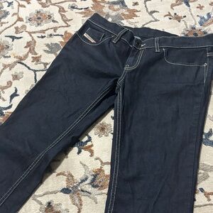 Classic Navy Women's Straight Leg Jeans